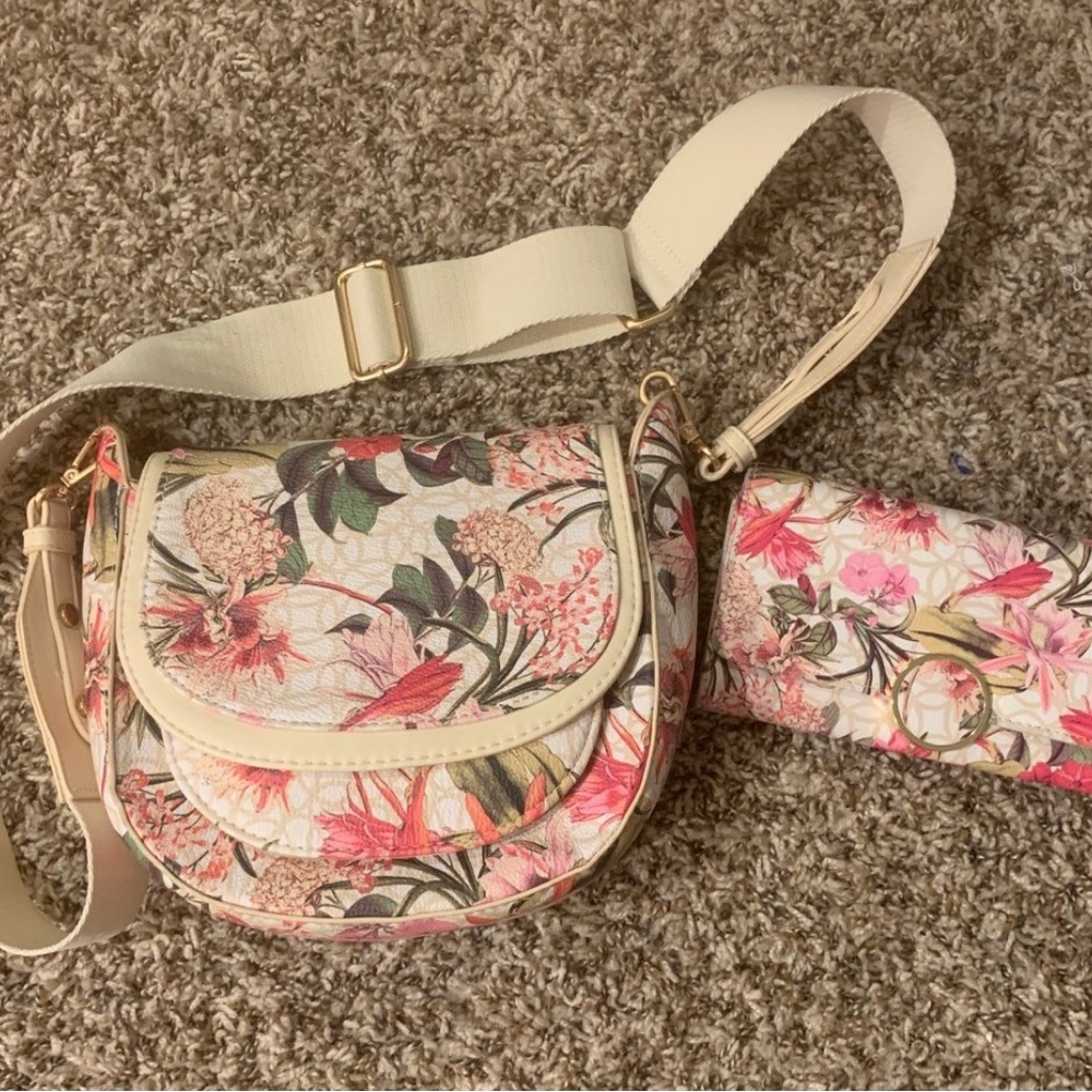 Cross body bag and wallet
